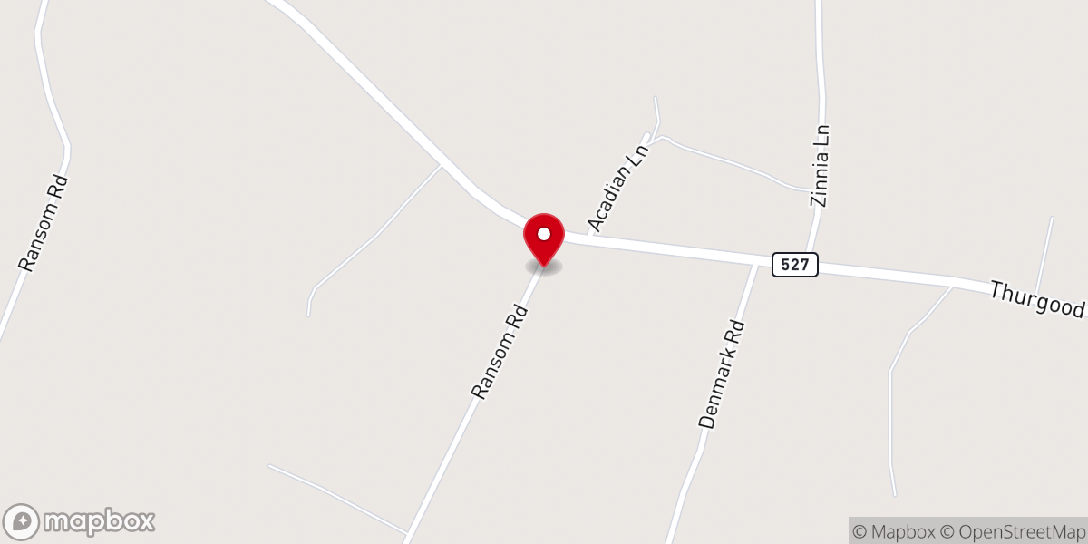 Map showing location of St Mark AME Church