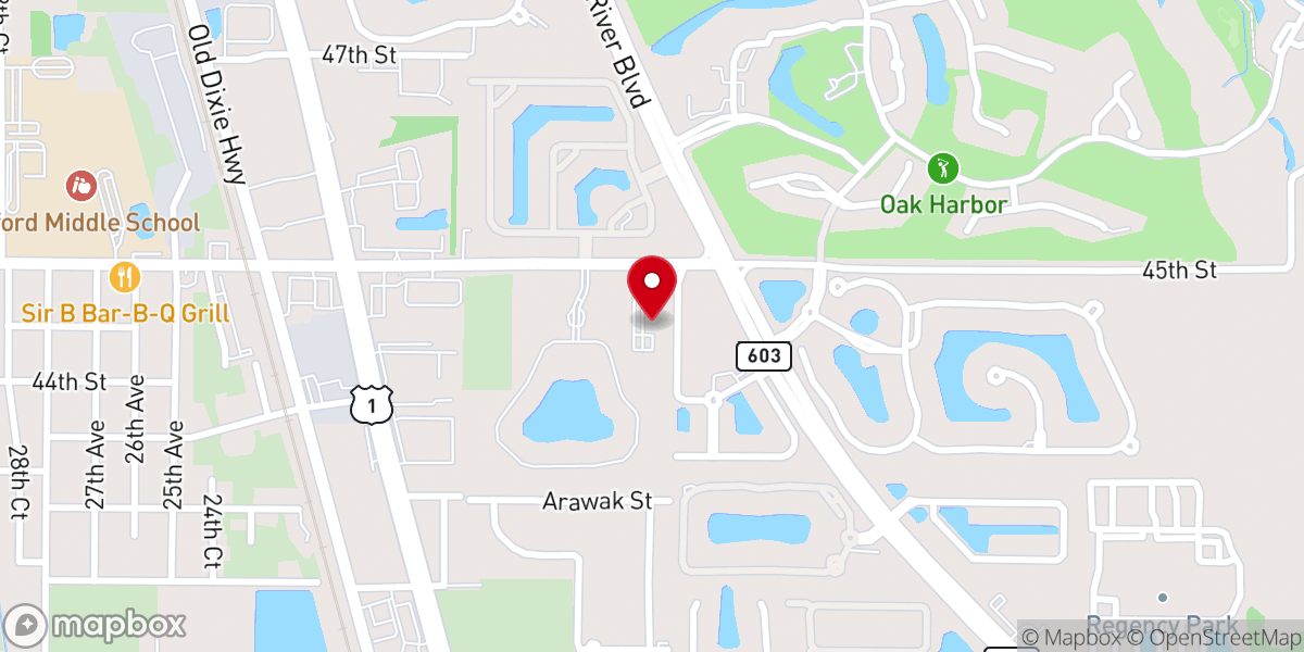 Map showing location of St Mark's Church of IRC Inc