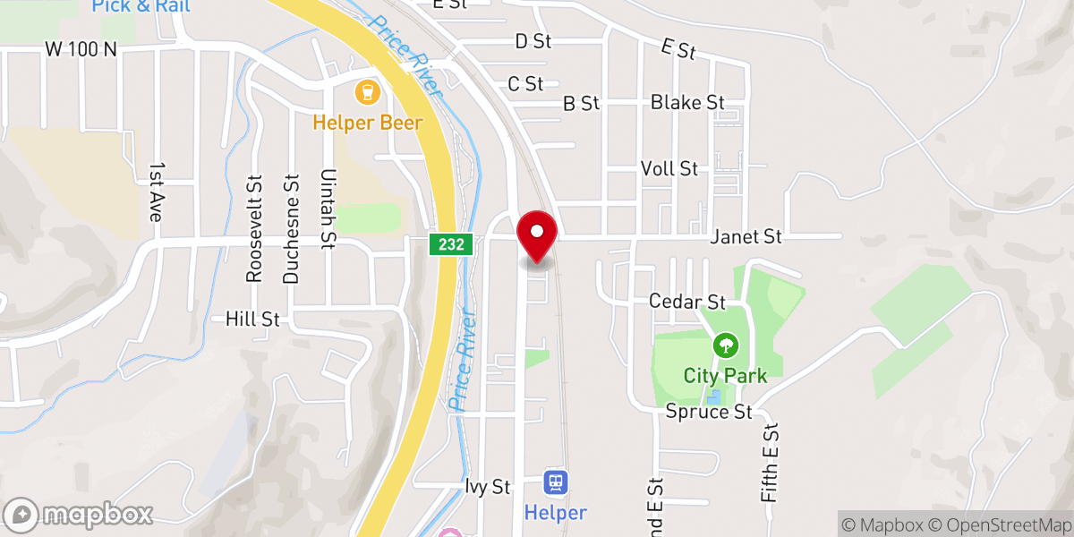 Map showing location of St. Anthony of Padua Catholic Church