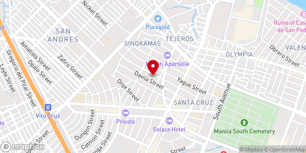 Map showing location of Word for the World Christian Fellowship