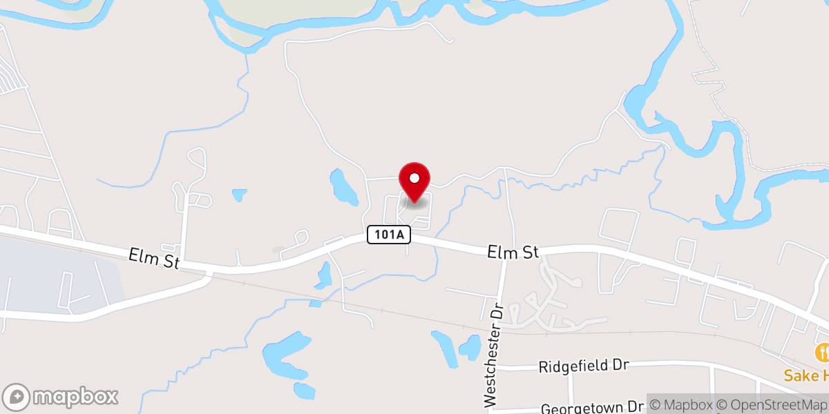 Map showing location of Crossway Christian Church - Milford Campus
