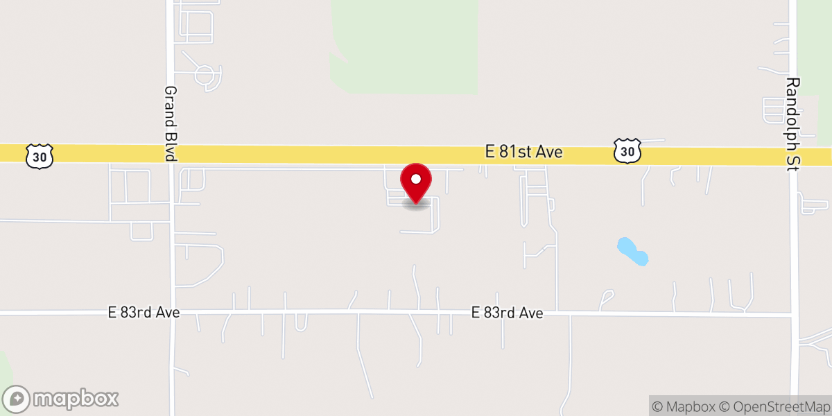 Map showing location of Eastlake Baptist Church