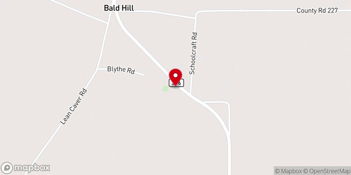 Map showing location of Gilbert Chapel