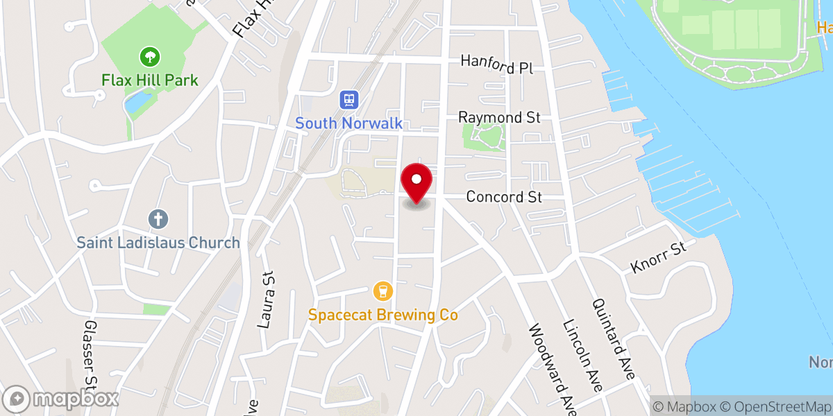 Map showing location of Canaan Institution Baptist Church