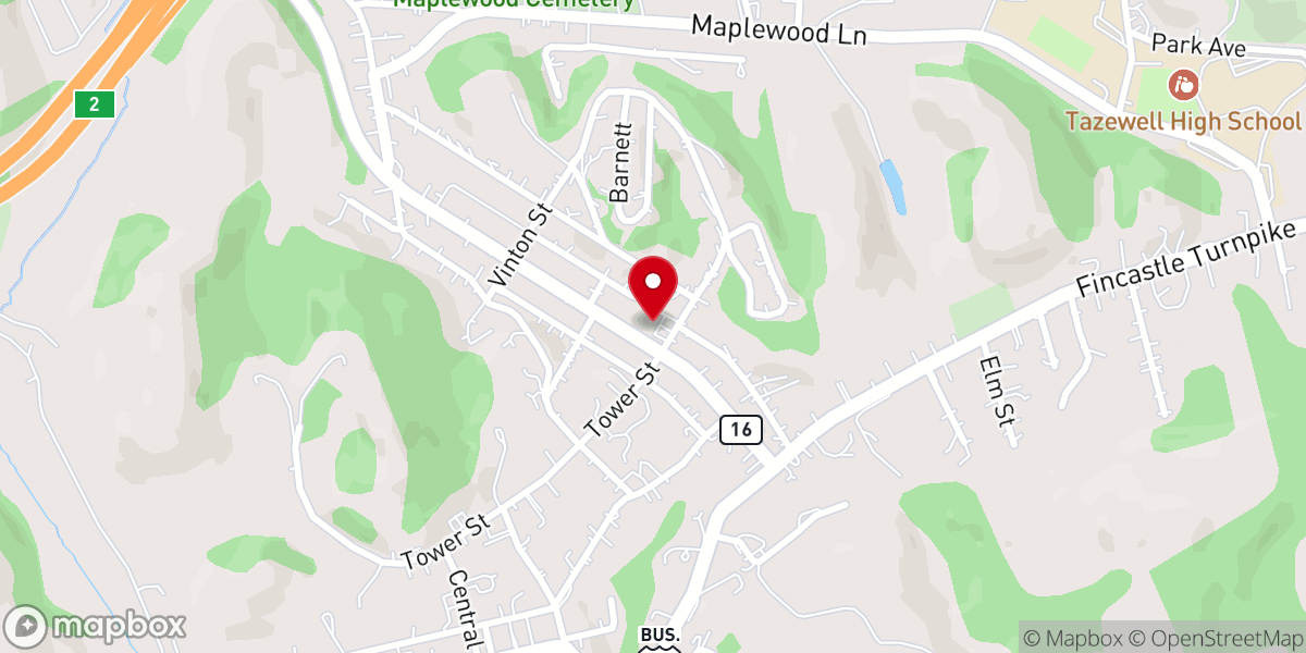 Map showing location of Holy Family Parish