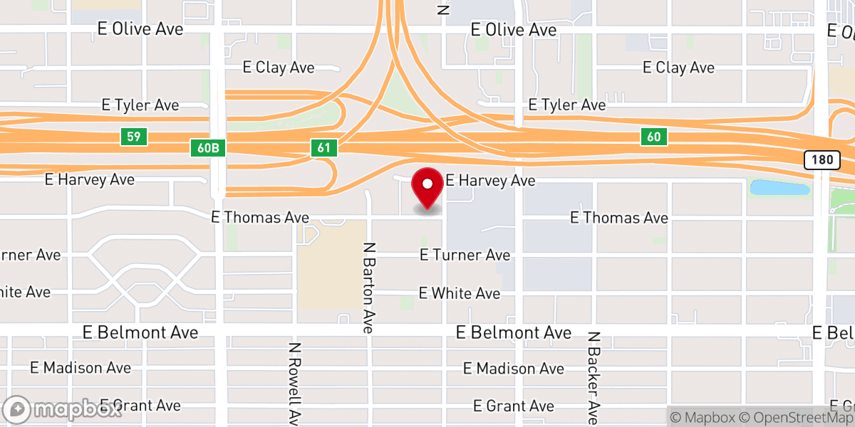 Map showing location of Saint Martin of Tours Episcopal Church