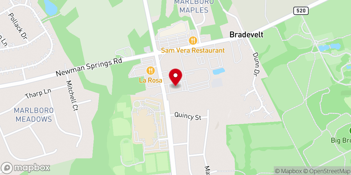 Map showing location of Church of Saint Gabriel