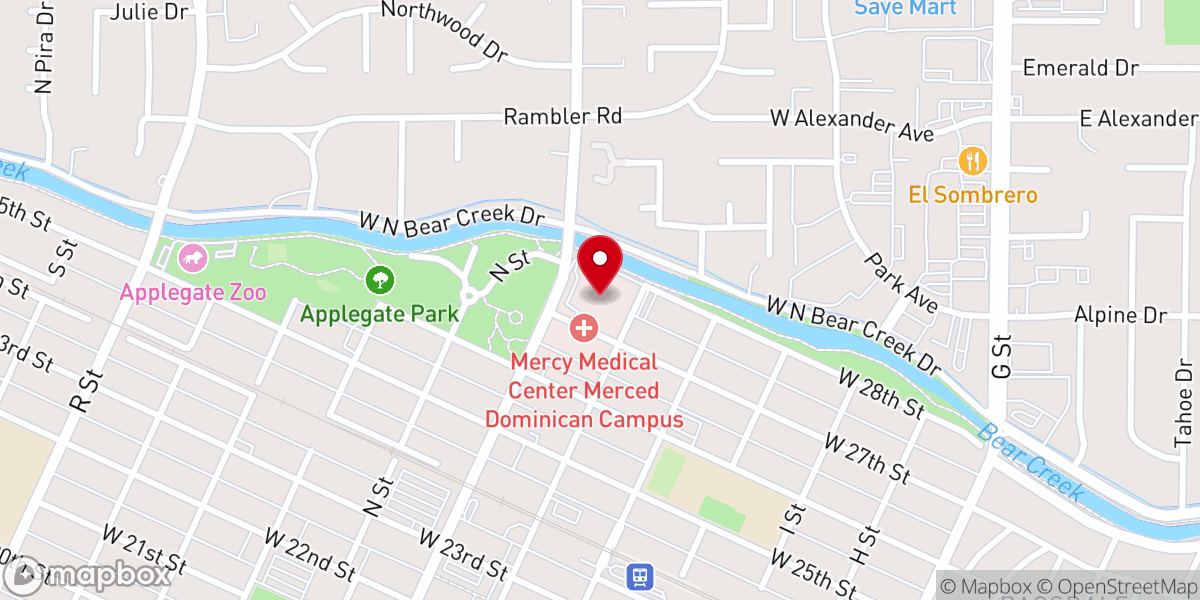 Map showing location of Christ Our Redeemer Anglican Church