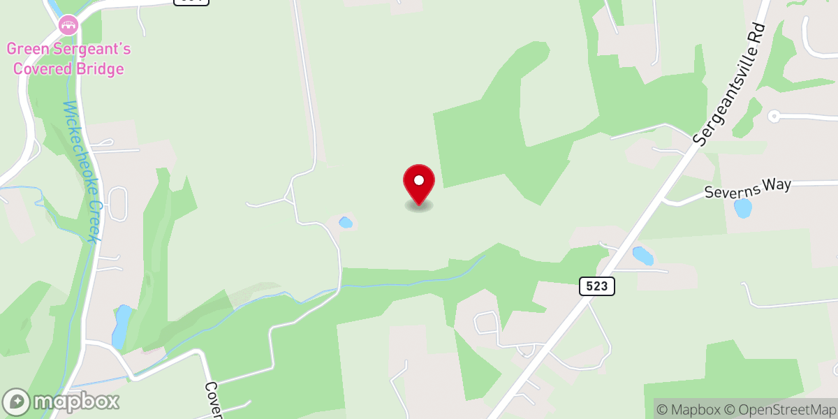 Map showing location of Touched by Jesus Ministry Inc