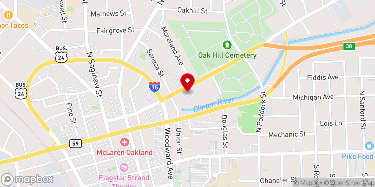 Map showing location of Word Believing Christian Center Church