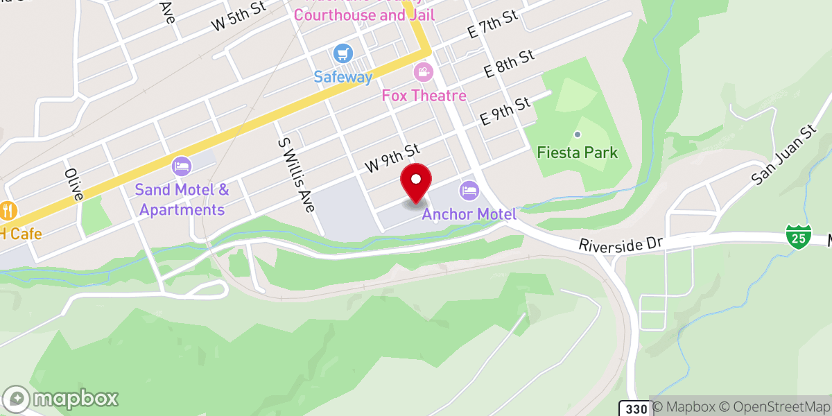 Map showing location of Church of God & Christ Jesus
