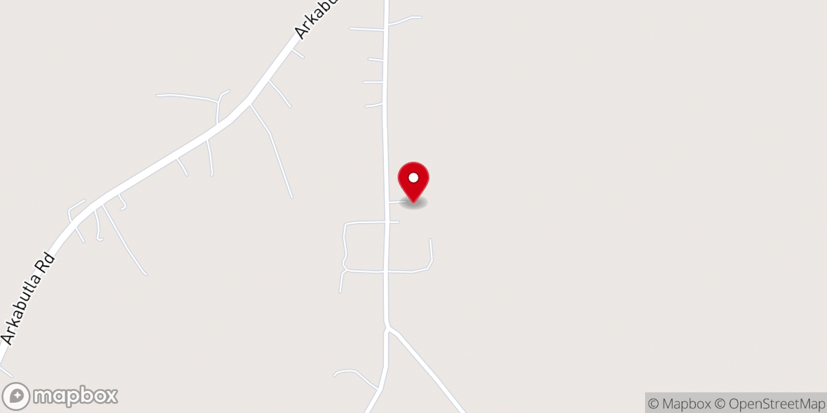 Map showing location of Evansville Church