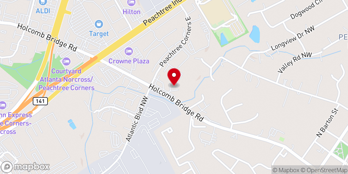 Map showing location of Chariot of Fire Outreach Church