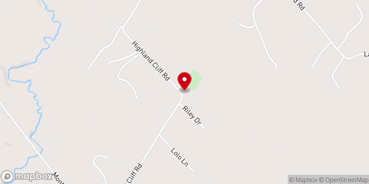 Map showing location of Highland Cliff Advent Christian Church