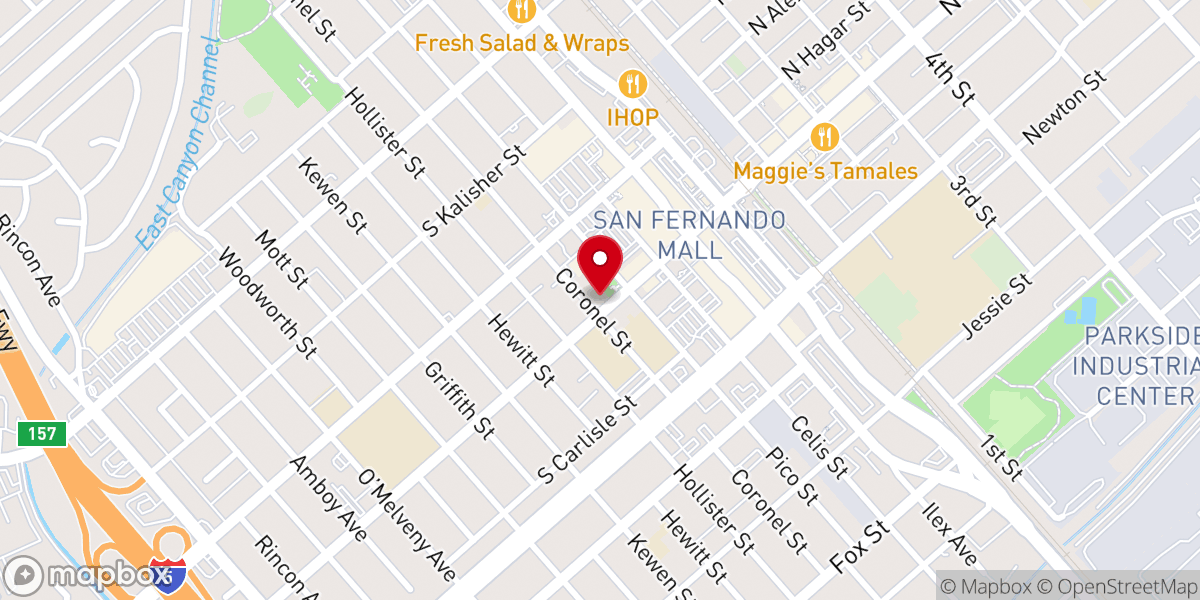 Map showing location of St. Ferdinand ACTS