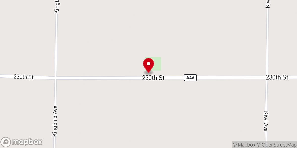 Map showing location of Lyon County First Presbyterian
