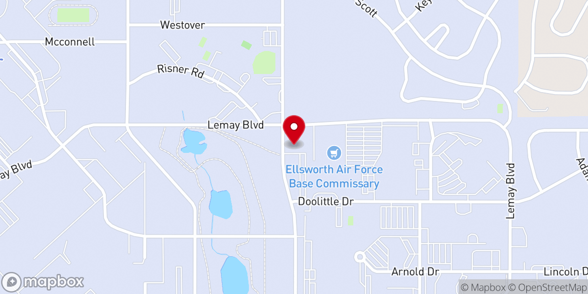 Map showing location of Freedom Chapel