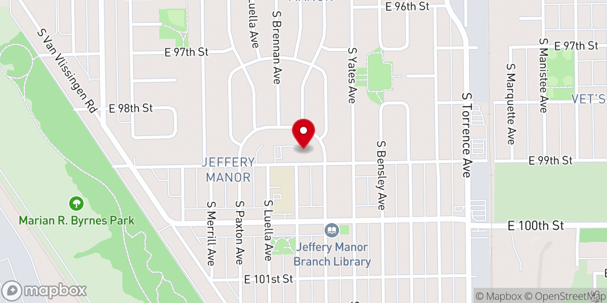 Map showing location of Our Lady Gate of Heaven Roman Catholic Church