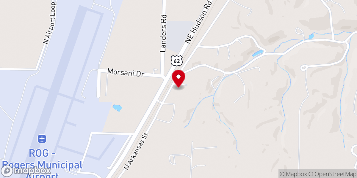 Map showing location of Pleasant Hill Baptist Church