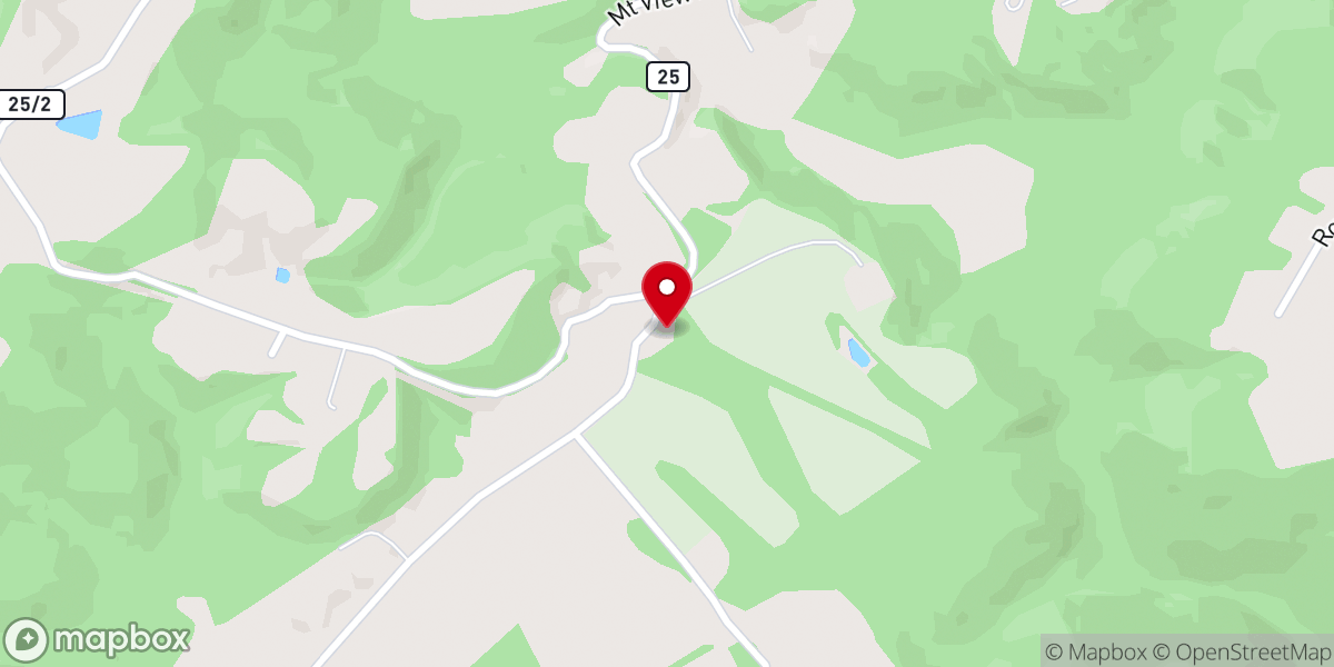 Map showing location of Mary Jane Memorial Church