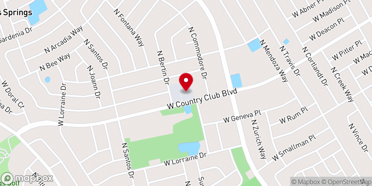 Map showing location of St Elizabeth Catholic Church