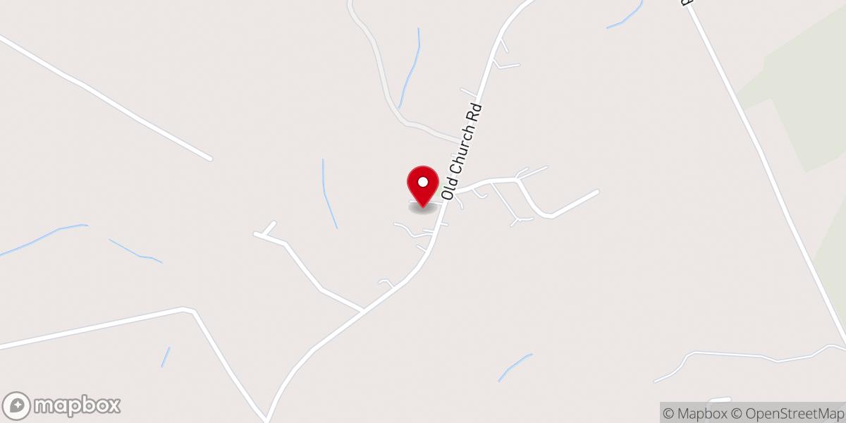 Map showing location of Payne Chapel