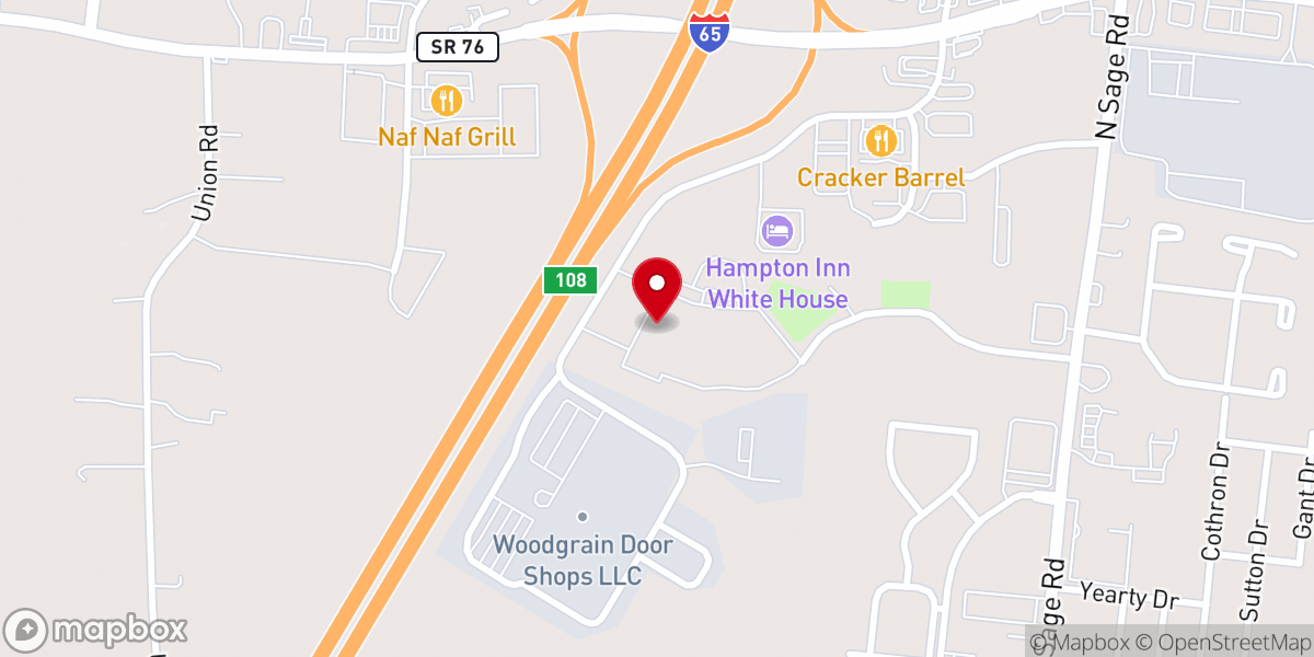 Map showing location of The Church at Grace Park