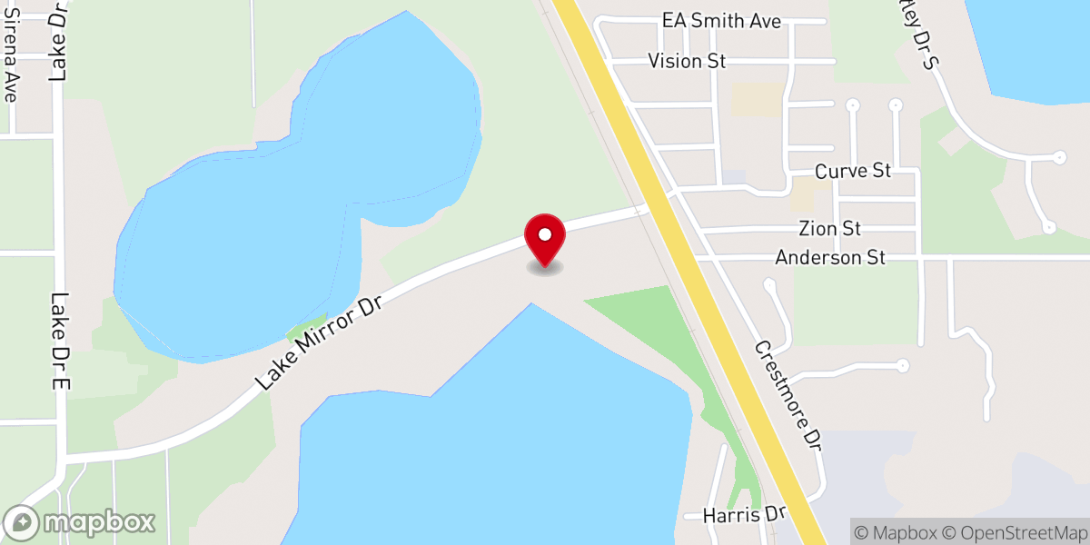 Map showing location of The Place at Lake Placid Florida