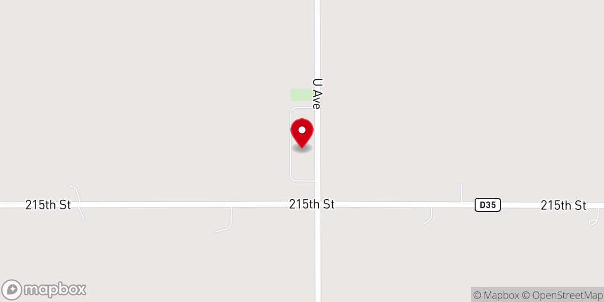 Map showing location of St Gabriel Catholic Church (Holy Family Parish)