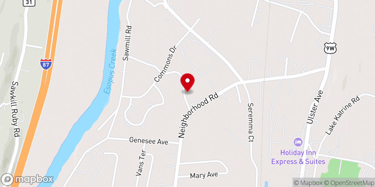 Map showing location of King's Fire Church