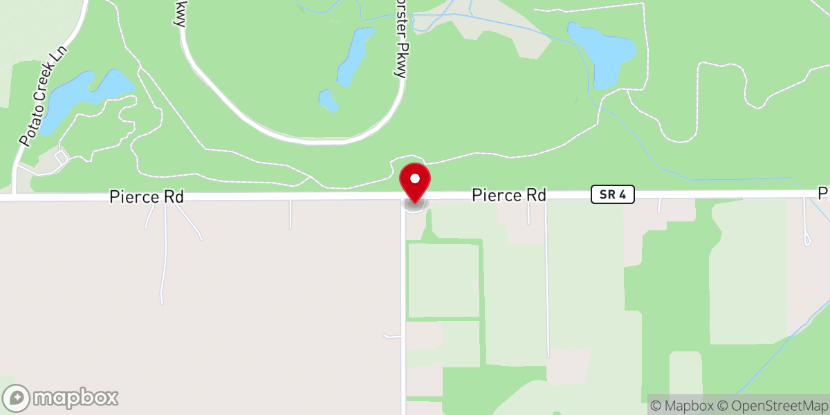 Map showing location of Tabor Church