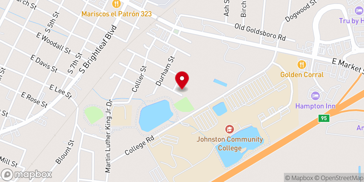 Map showing location of Fuller Street Church