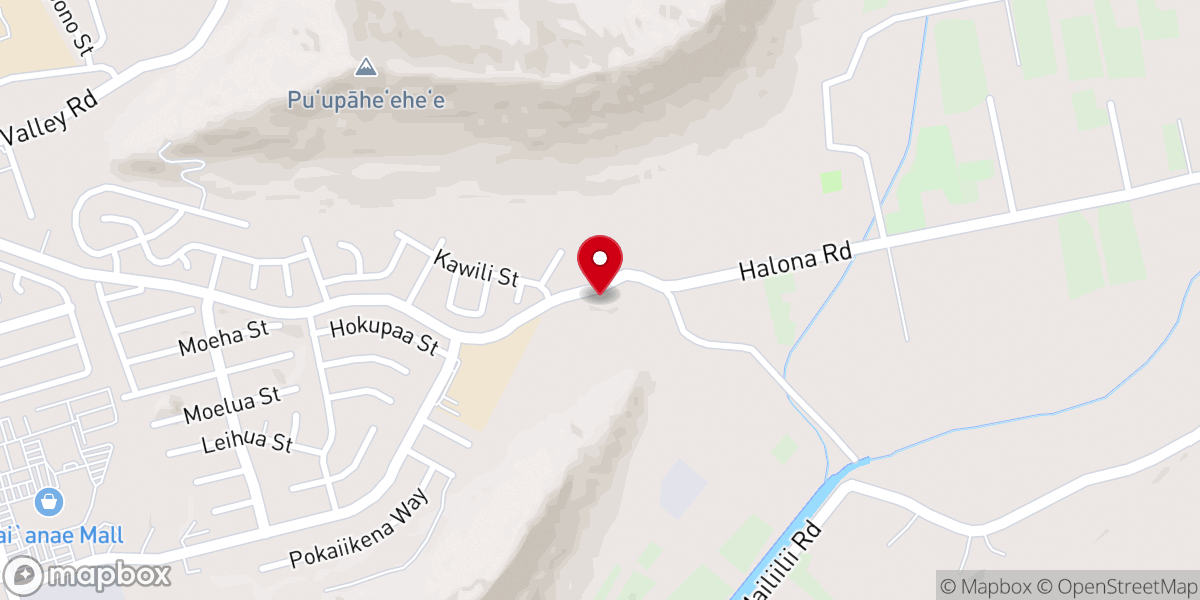 Map showing location of Ka Hana O Ke Akua United Church of Christ