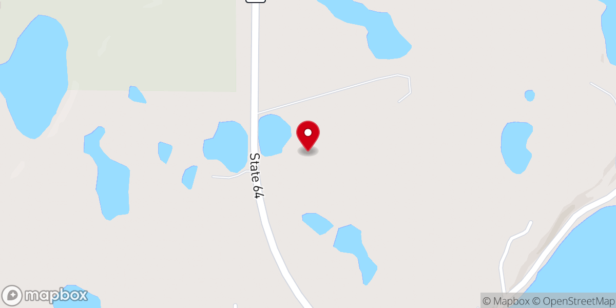 Map showing location of Akeley Township