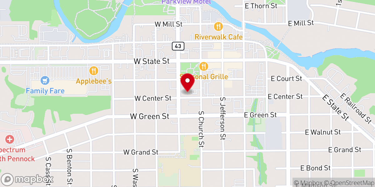 Map showing location of Barry County United Way