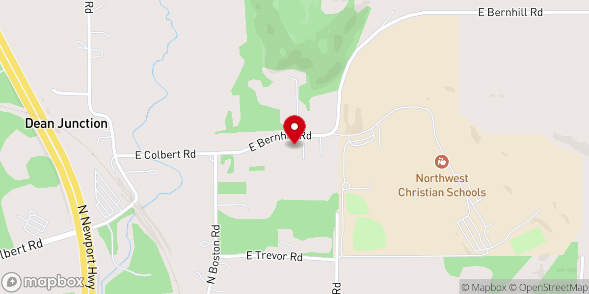Map showing location of Holy Covenant Church