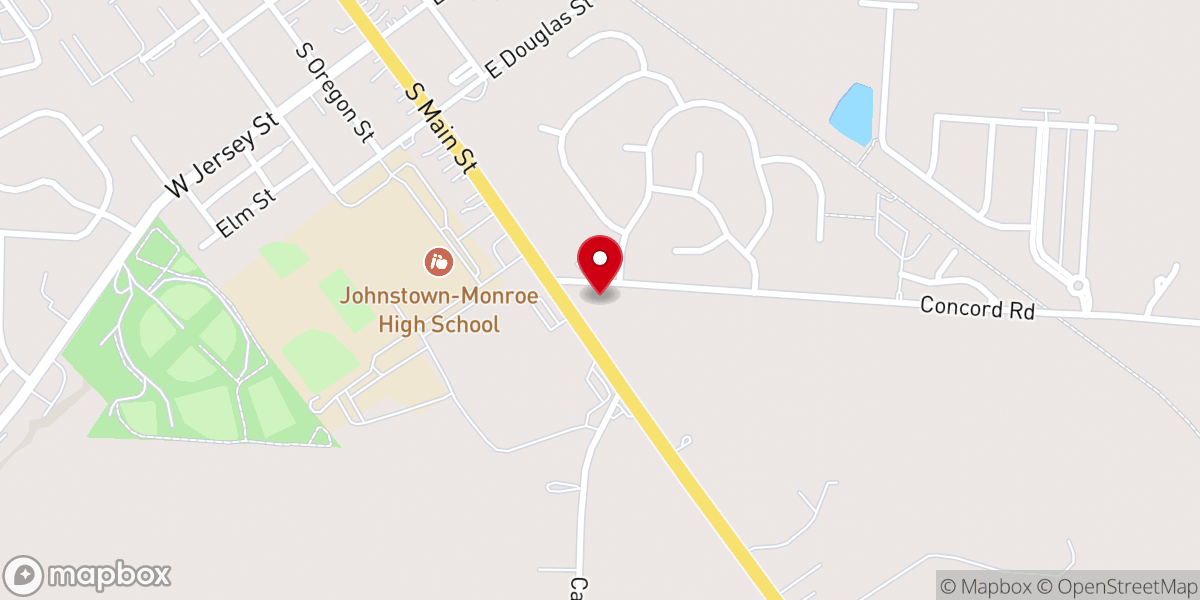 Map showing location of Oasis of Life Ministries