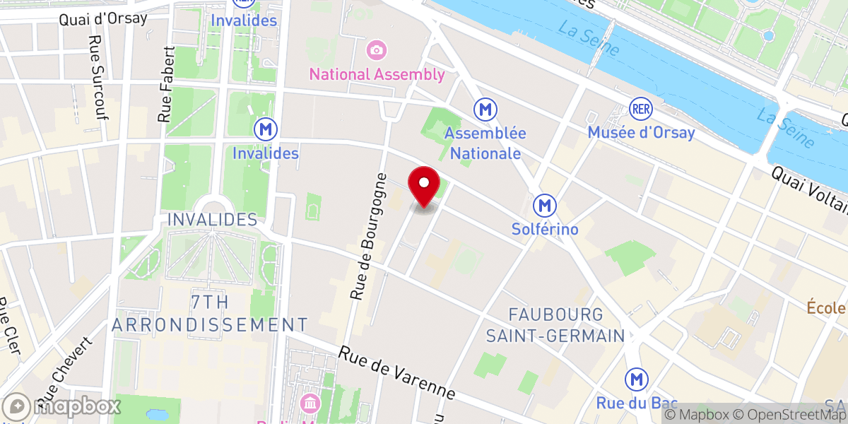 Map showing location of Basilique Sainte-Clotilde