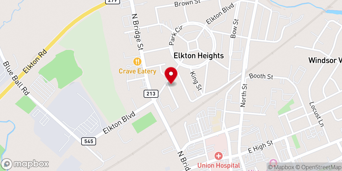 Map showing location of Restoration and Deliverance Ministries Inc.