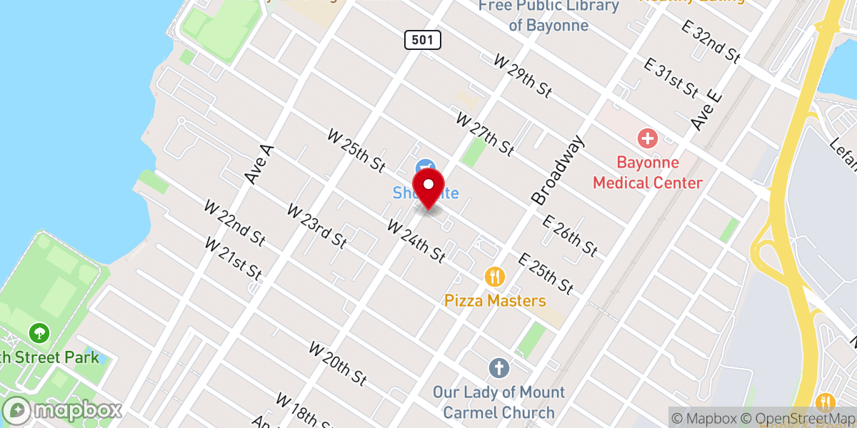 Map showing location of Life of Christ Church Inc