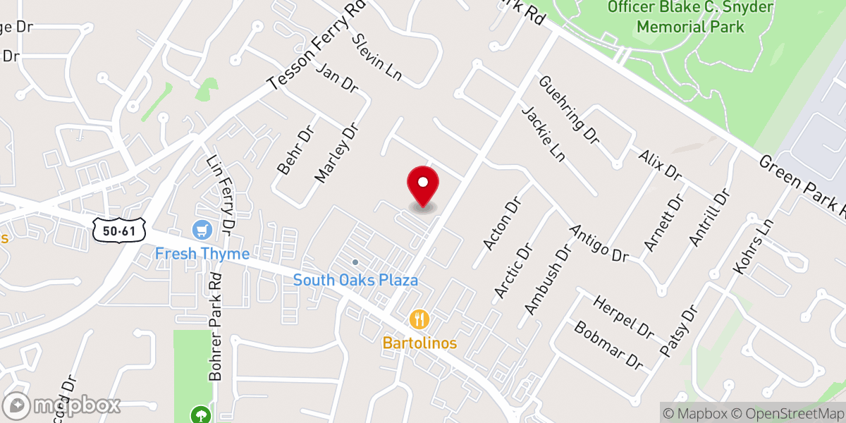 Map showing location of Saint Simon the Apostle Church