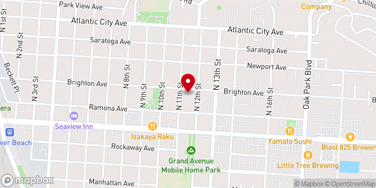 Map showing location of Brighton Pentecostal Church of God