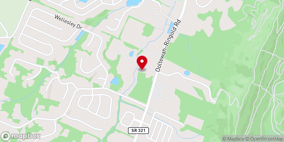 Map showing location of Resurrection Lutheran Church