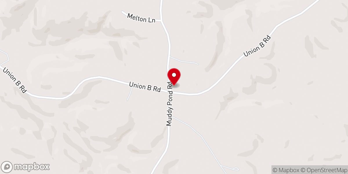 Map showing location of Cumberland Mountain Mennonite Church