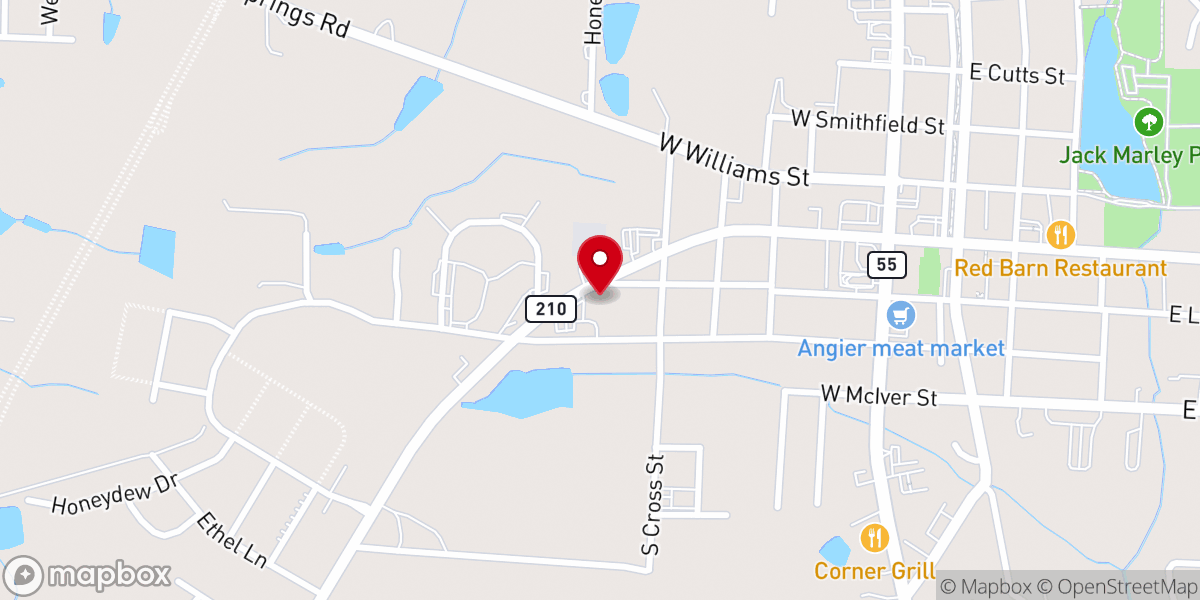 Map showing location of Anthem Church