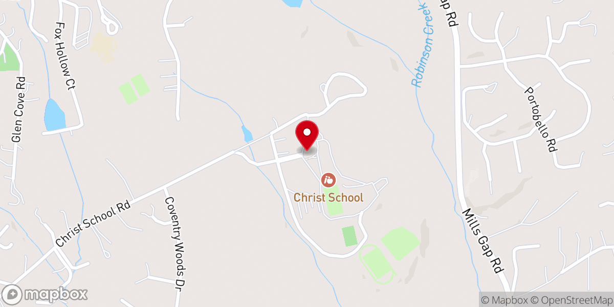 Map showing location of St. Joseph's Chapel