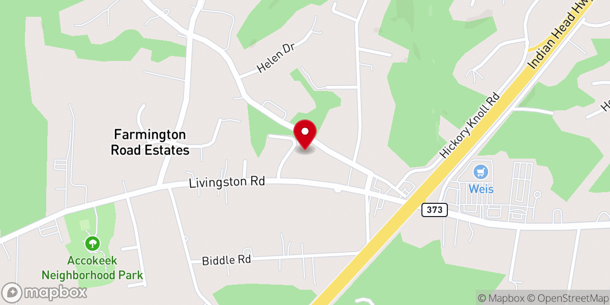 Map showing location of Word of God Faith Temple