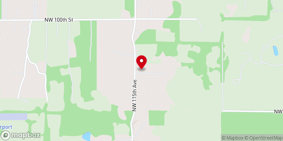 Map showing location of New Chapel Missionary Baptist Church