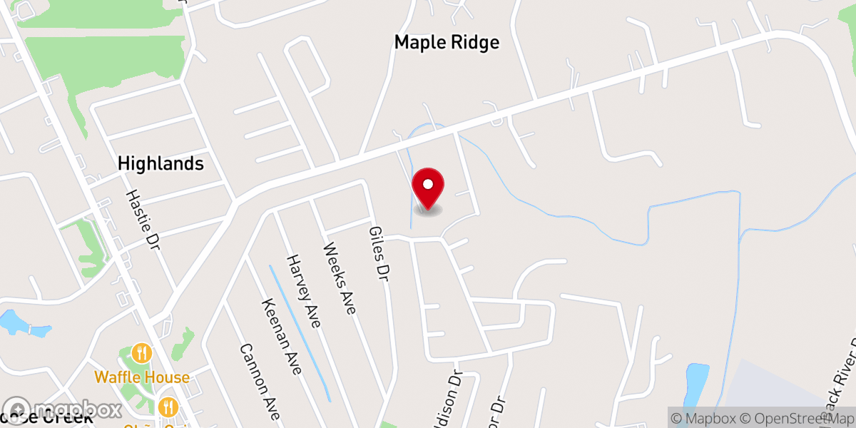 Map showing location of Revelation Church Word & DD