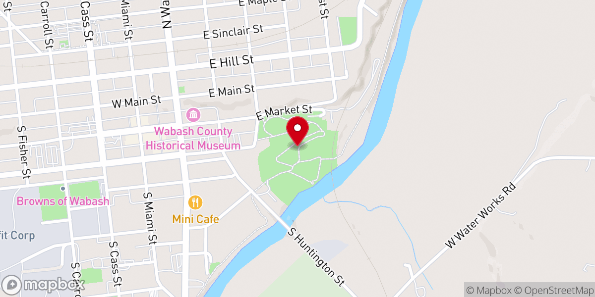 Map showing location of Paradise Spring Historical Park
